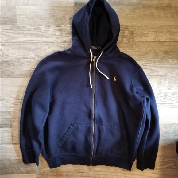 Polo sweat suit XXL navy blue  gently used - Picture 2 of 3